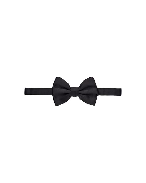 black prada bow|Prada bow ties.